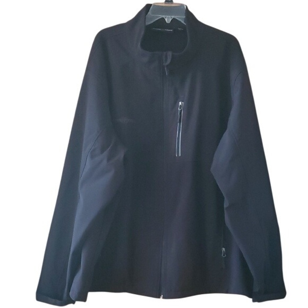 Free Tech Men's Black Softshell Jacket‎ Size 4X